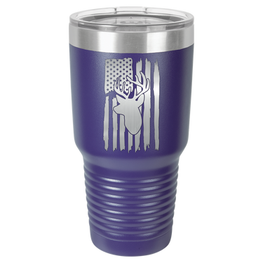 US Flag Design Tumbler